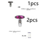 Propeller Driven Shower Head Pressure Nozzle - Adjustable Pressure