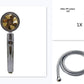 Propeller Driven Shower Head Pressure Nozzle - Adjustable Pressure