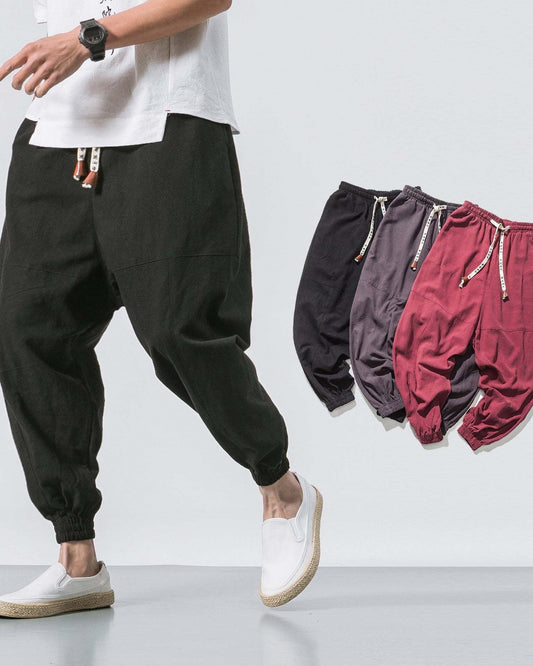 Mens Hip Hop Streetwear Gym Joggers Pants