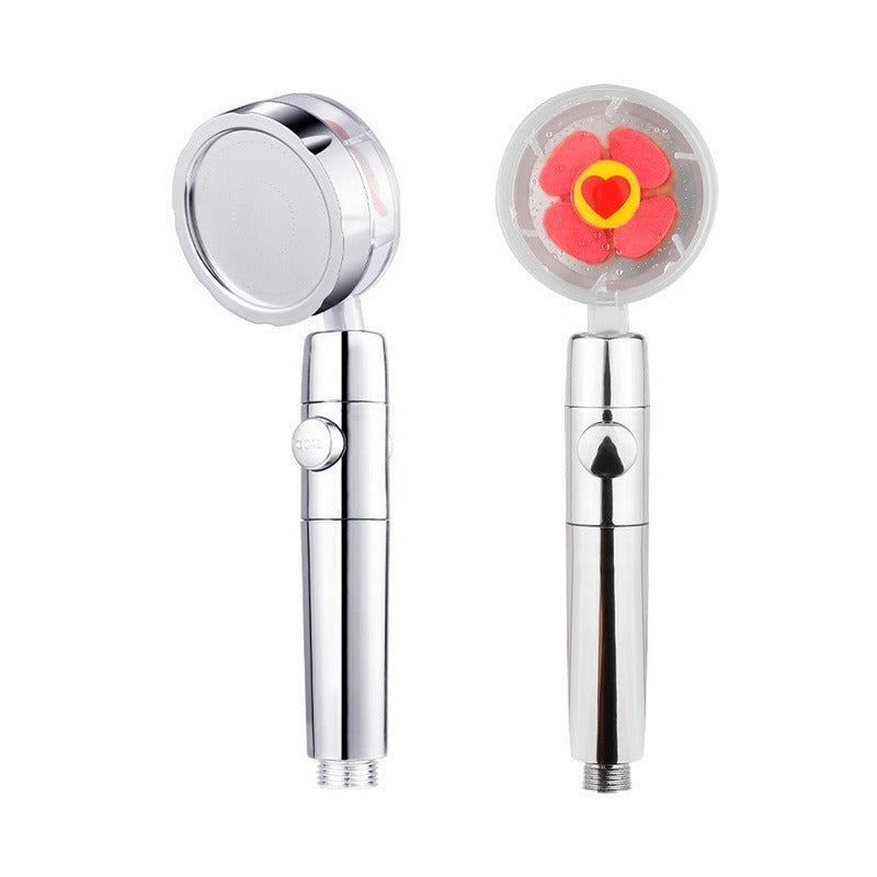 Propeller Driven Shower Head Pressure Nozzle