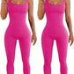 Women's Suspender Tank Top Tights