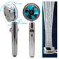 Propeller Driven Shower Head Pressure Nozzle - Adjustable Pressure