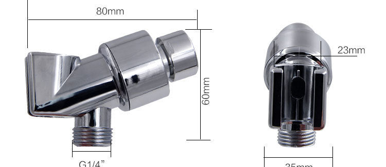 Propeller Driven Shower Head Pressure Nozzle - Adjustable Pressure