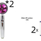 Propeller Driven Shower Head Pressure Nozzle - Adjustable Pressure