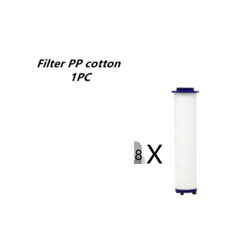 Propeller Driven Shower Head Pressure Nozzle