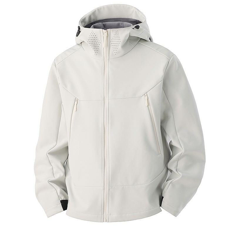 Soft Shell Men's Windproof Waterproof Outdoor Shell Jacket – Stay Prot