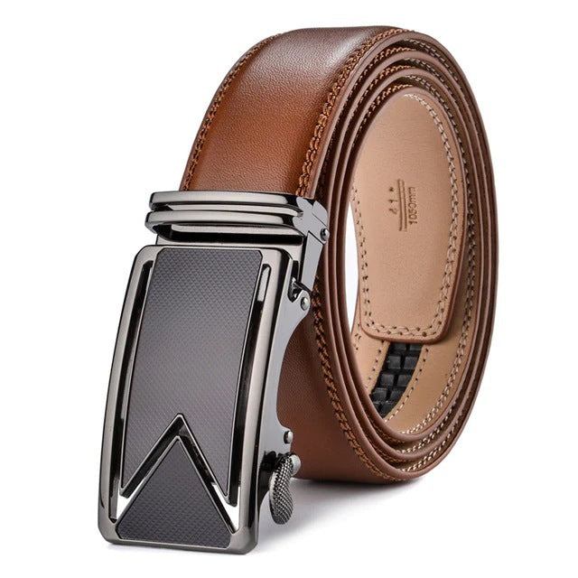 Genuine Leather Men's Comfort Belt