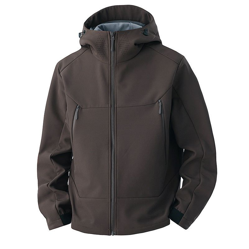 Soft Shell Men's Windproof Waterproof Outdoor Shell Jacket – Stay Prot