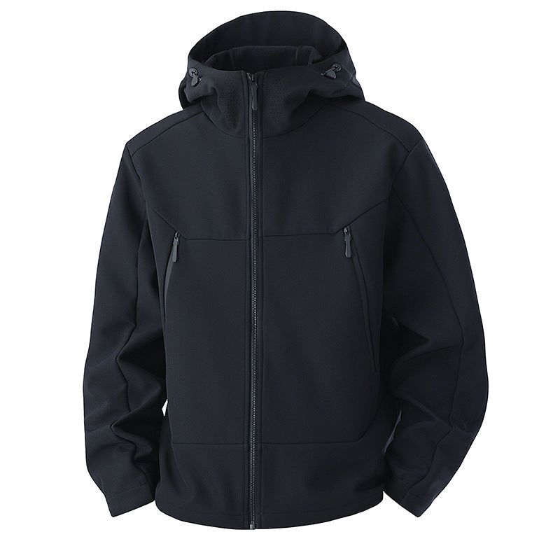 Soft Shell Men's Windproof Waterproof Outdoor Shell Jacket – Stay Prot