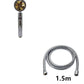 Propeller Driven Shower Head Pressure Nozzle