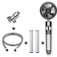 Propeller Driven Shower Head Pressure Nozzle